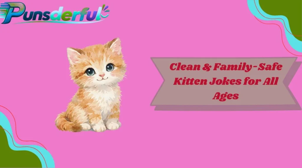 Clean & Family-Safe Kitten Jokes for All Ages