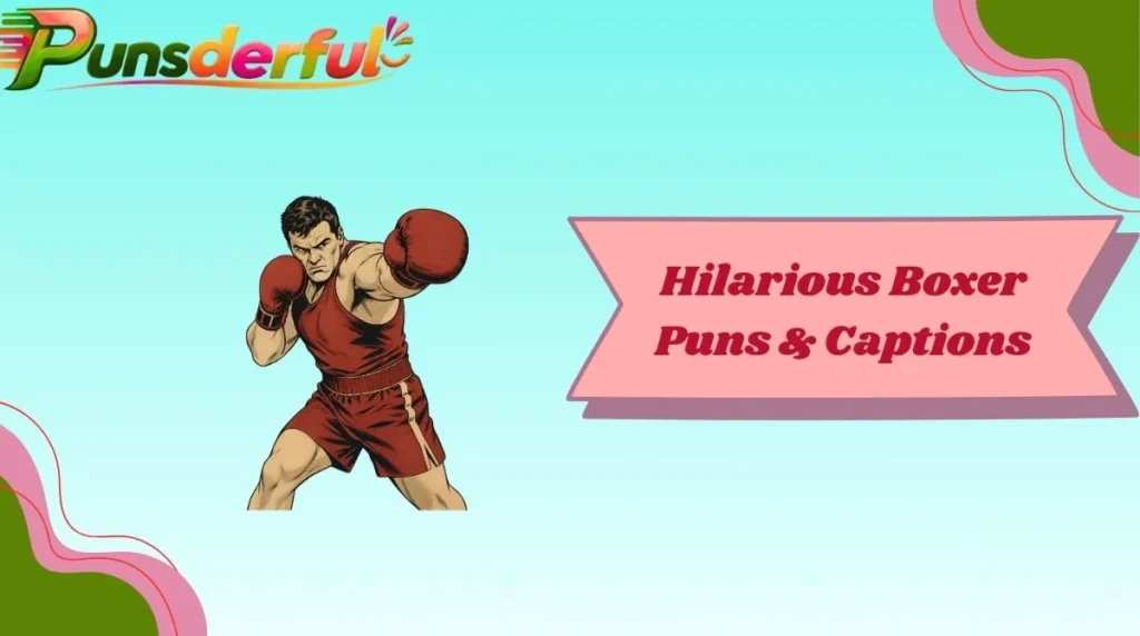 Hilarious Boxer Puns & Captions