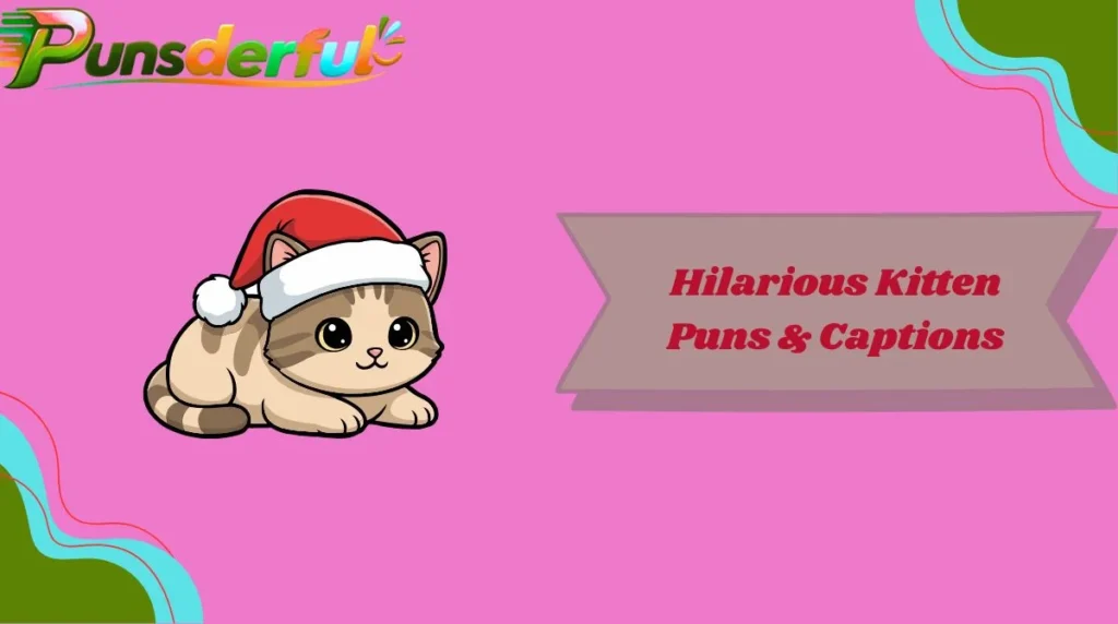 Hilarious Kitten Puns & Captions