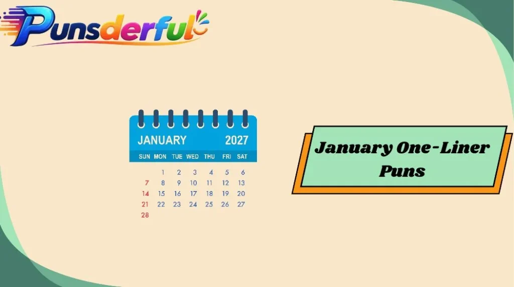 January One-Liner Puns